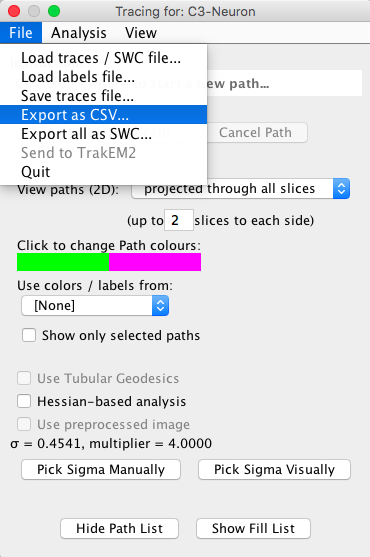 CSV length